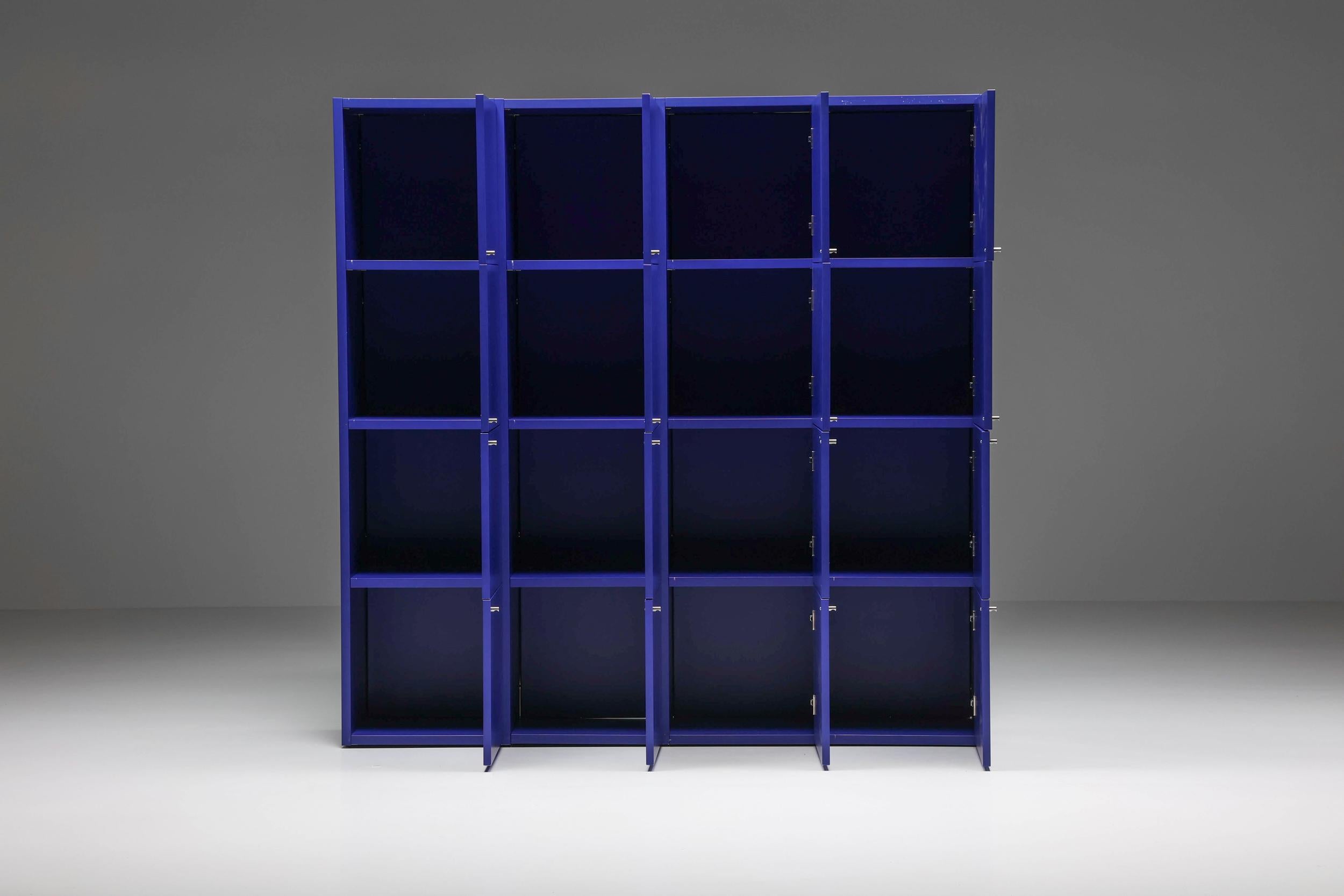 Postmodern Edra Storage Unit Paesaggi Italiani, Sideboard, Bookcase, 1960's In Excellent Condition In Antwerp, BE