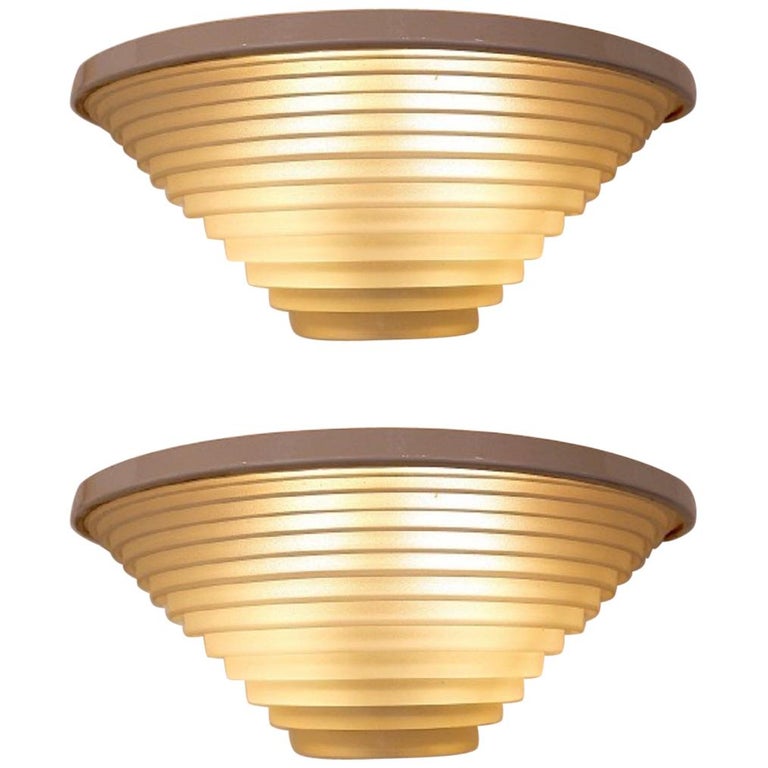 Postmodern Egisto Sconces by Angelo Mangiarotti for Artemide, Set of 2, 1980s For Sale