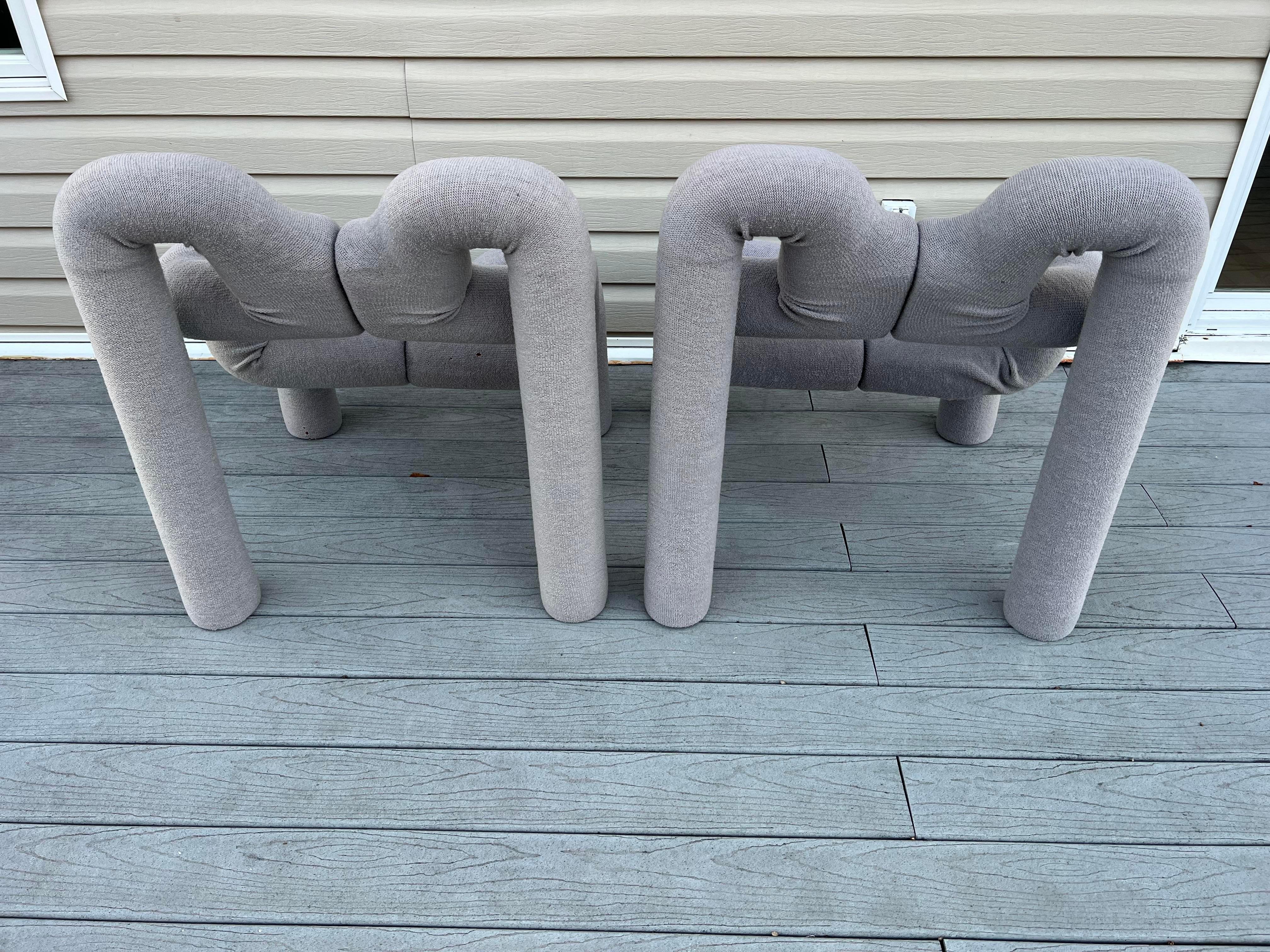 Postmoderne Ekstrem-Stühle von Terje Ekstrøm, 1984, hergestellt in Norwegen (Norwegisch) im Angebot