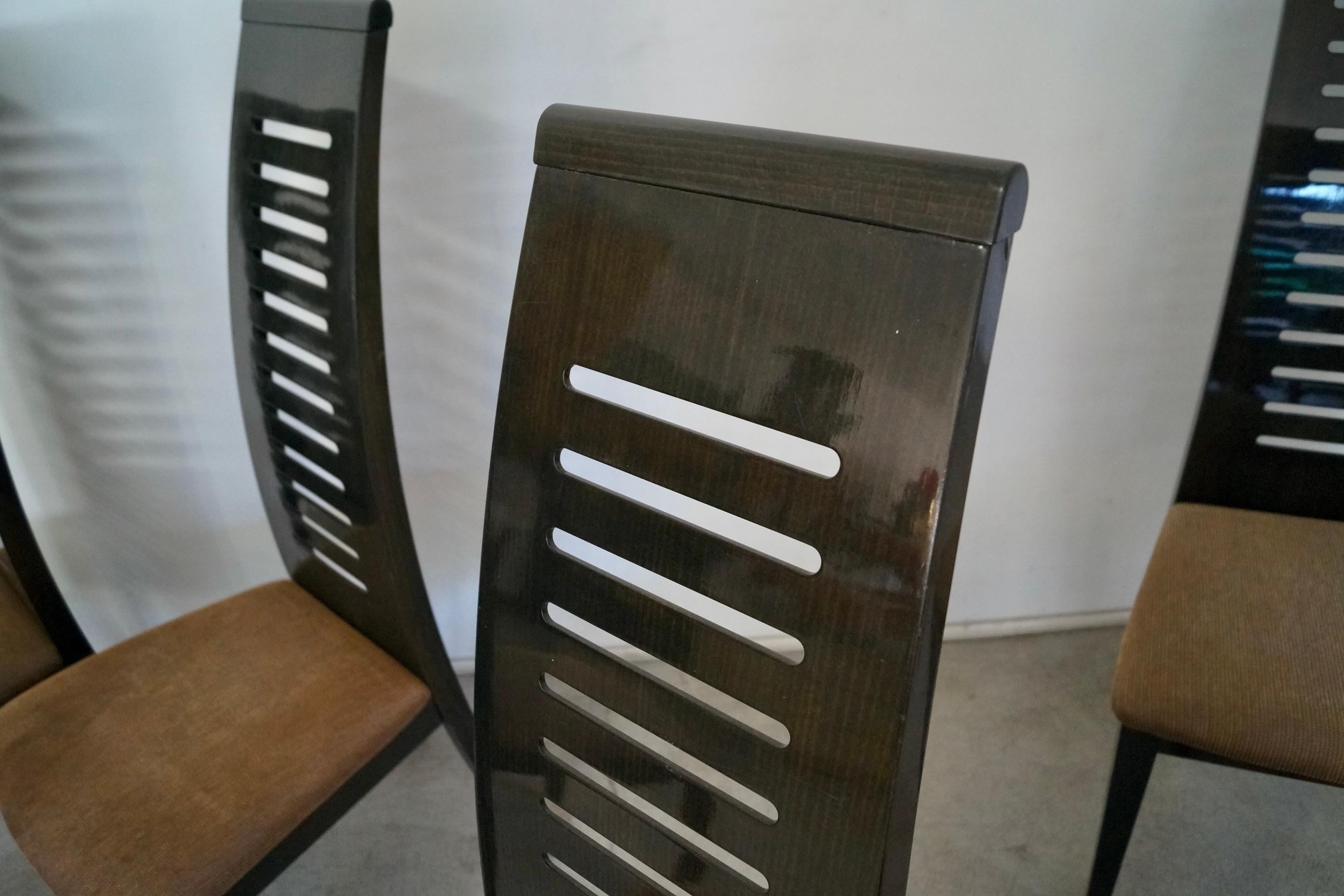 Chaises de salle à manger postmodernes Ello Furniture de Pietro Costantini - Lot de 6 en vente 6