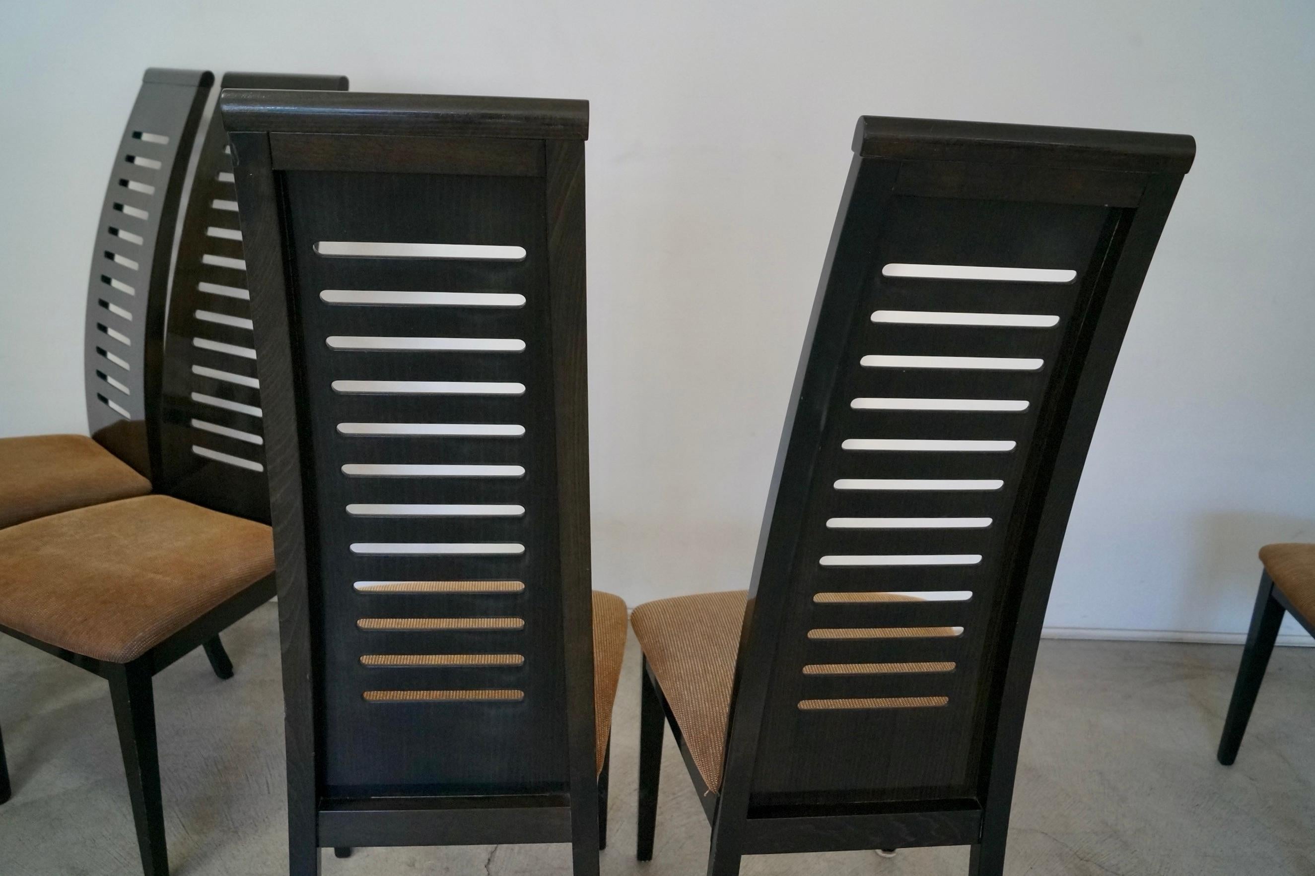 Chaises de salle à manger postmodernes Ello Furniture de Pietro Costantini - Lot de 6 en vente 9