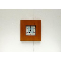 Orologio da parete inglese postmoderno di Ziro, anni '80