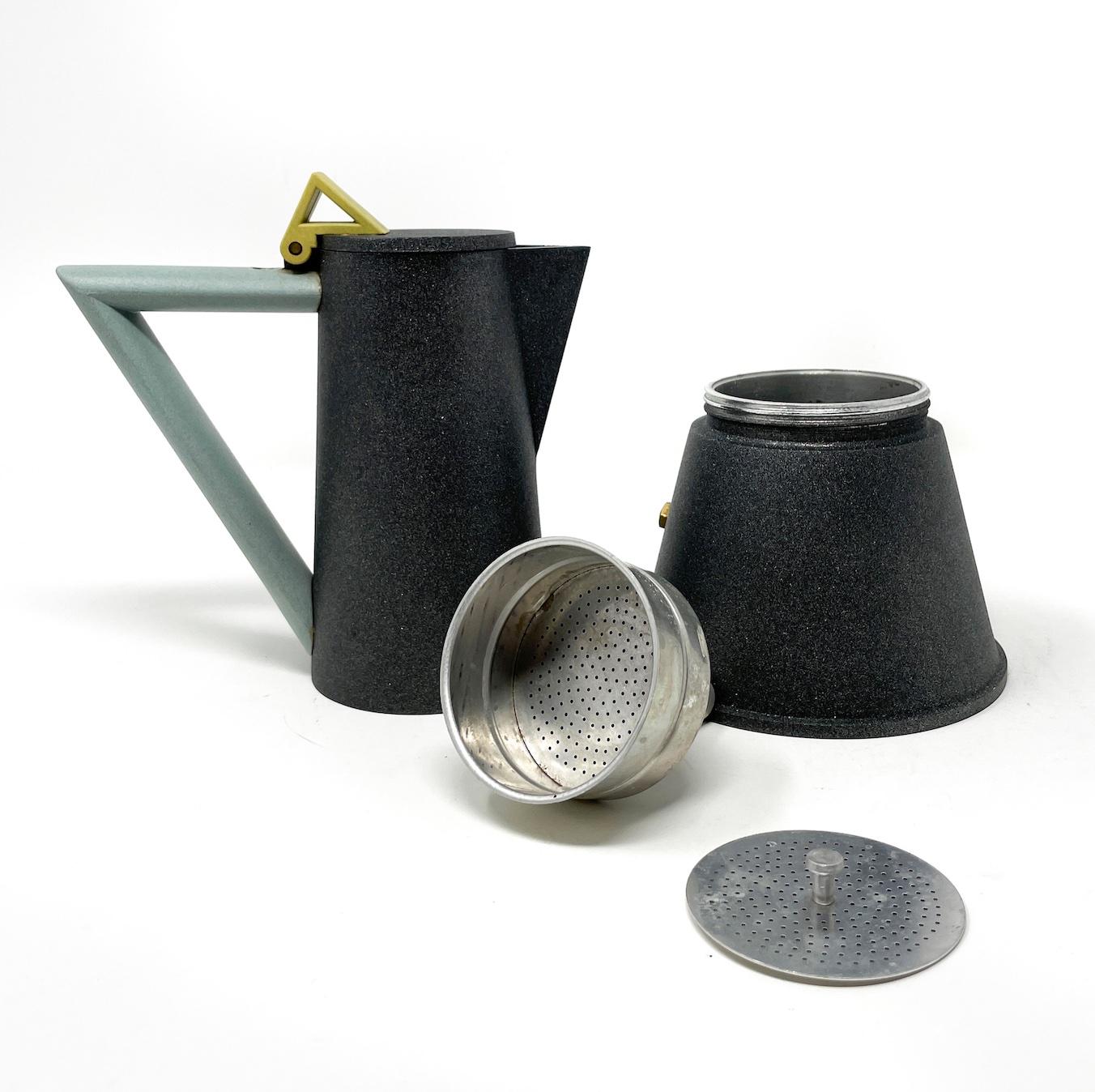 20th Century Postmodern Espresso Pot by Ettore Sottsass for Lagostina