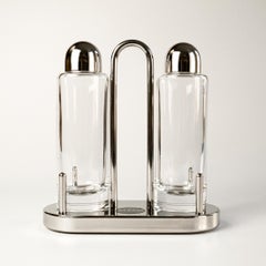 Postmodern Ettore Sottsass Model 5074 Oil & Vinegar Set for Alessi, Italy 1978