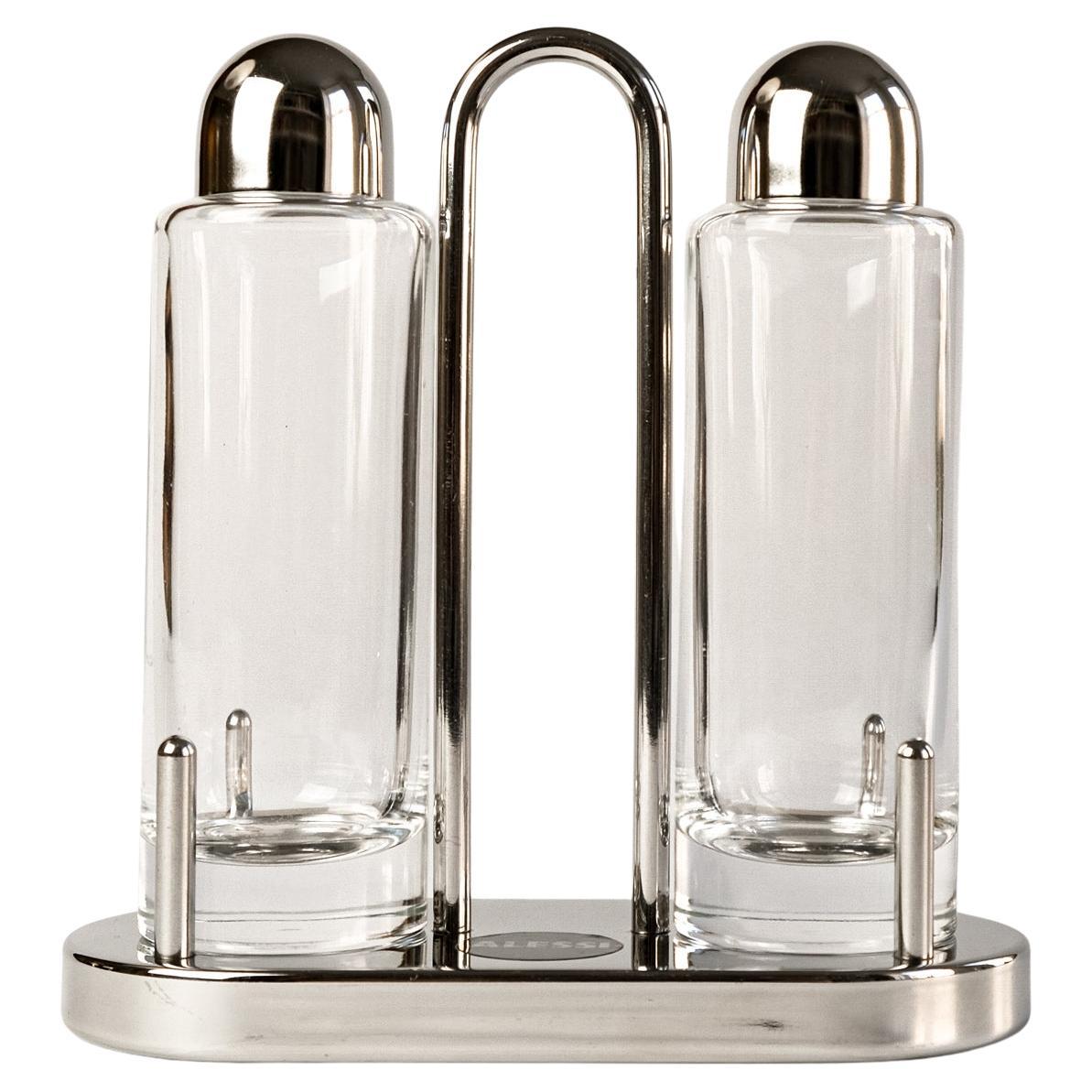 Postmodern Ettore Sottsass Model 5074 Oil & Vinegar Set for Alessi, Italy 1978