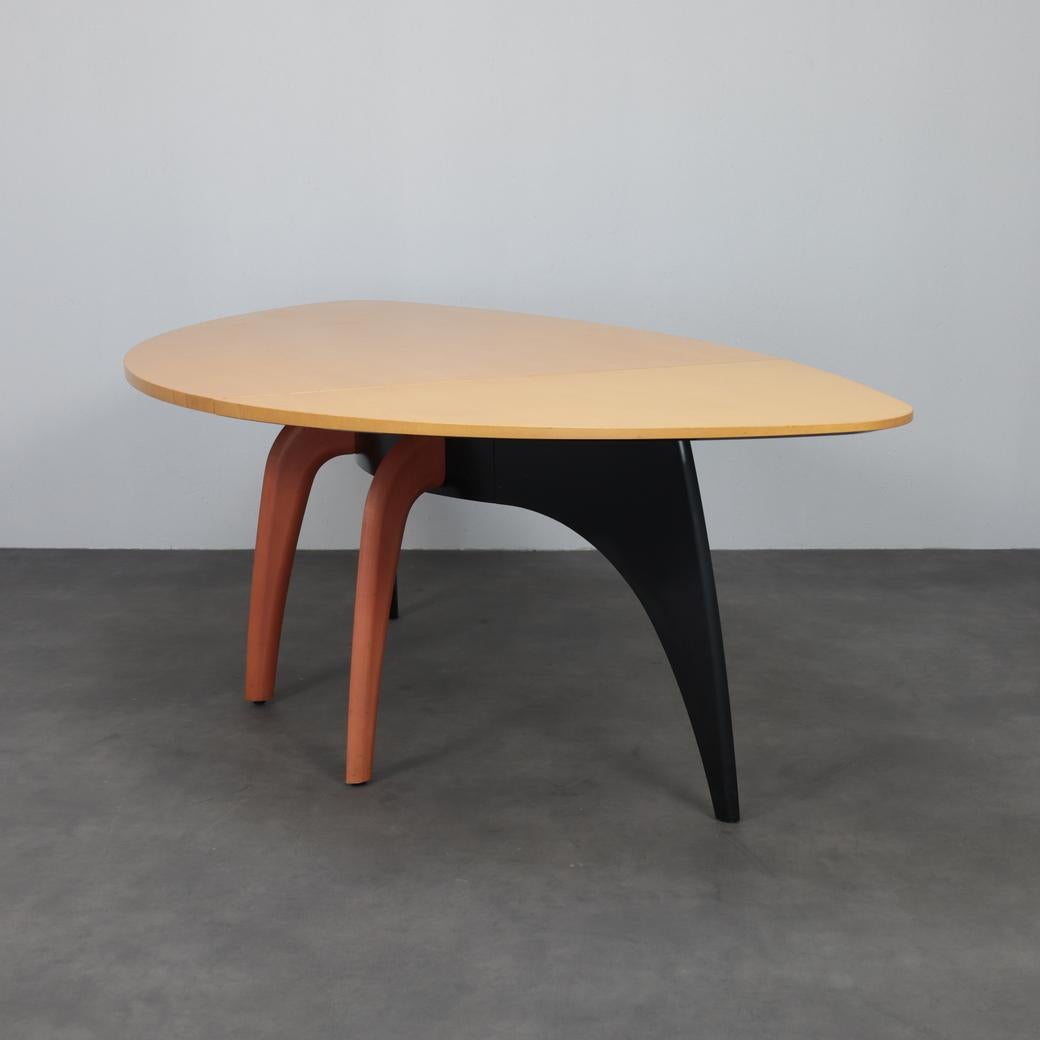 Post-Modern Postmodern Extendable Dining Table ‘Foliant’ by Dick Spierenburg for Castelijn For Sale