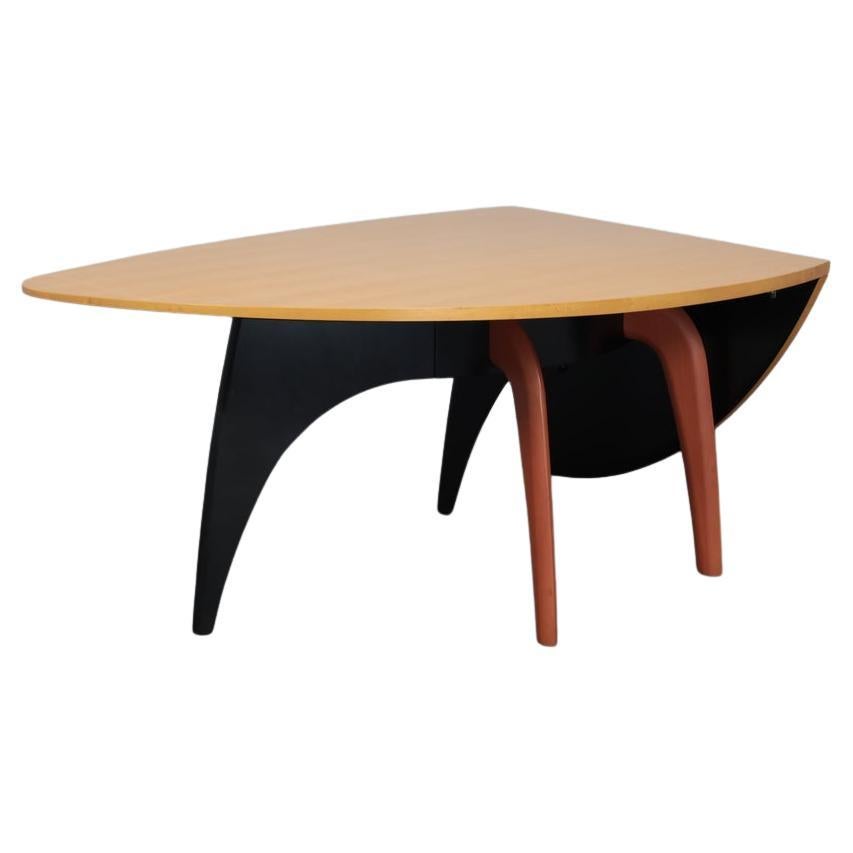Postmodern Extendable Dining Table ‘Foliant’ by Dick Spierenburg for Castelijn For Sale