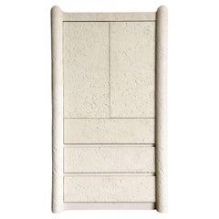 Postmodern Faux Coral Armoire