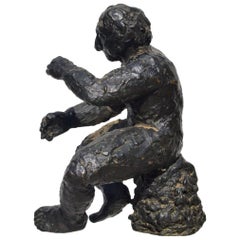 Vintage Postmodern Figural Bronze
