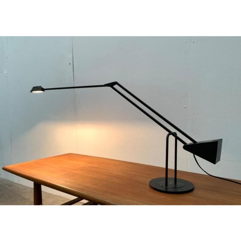 German Postmodern Flamingo Table Task Lamp by Fridolin Naef for Luxo, 1980s For Sale
