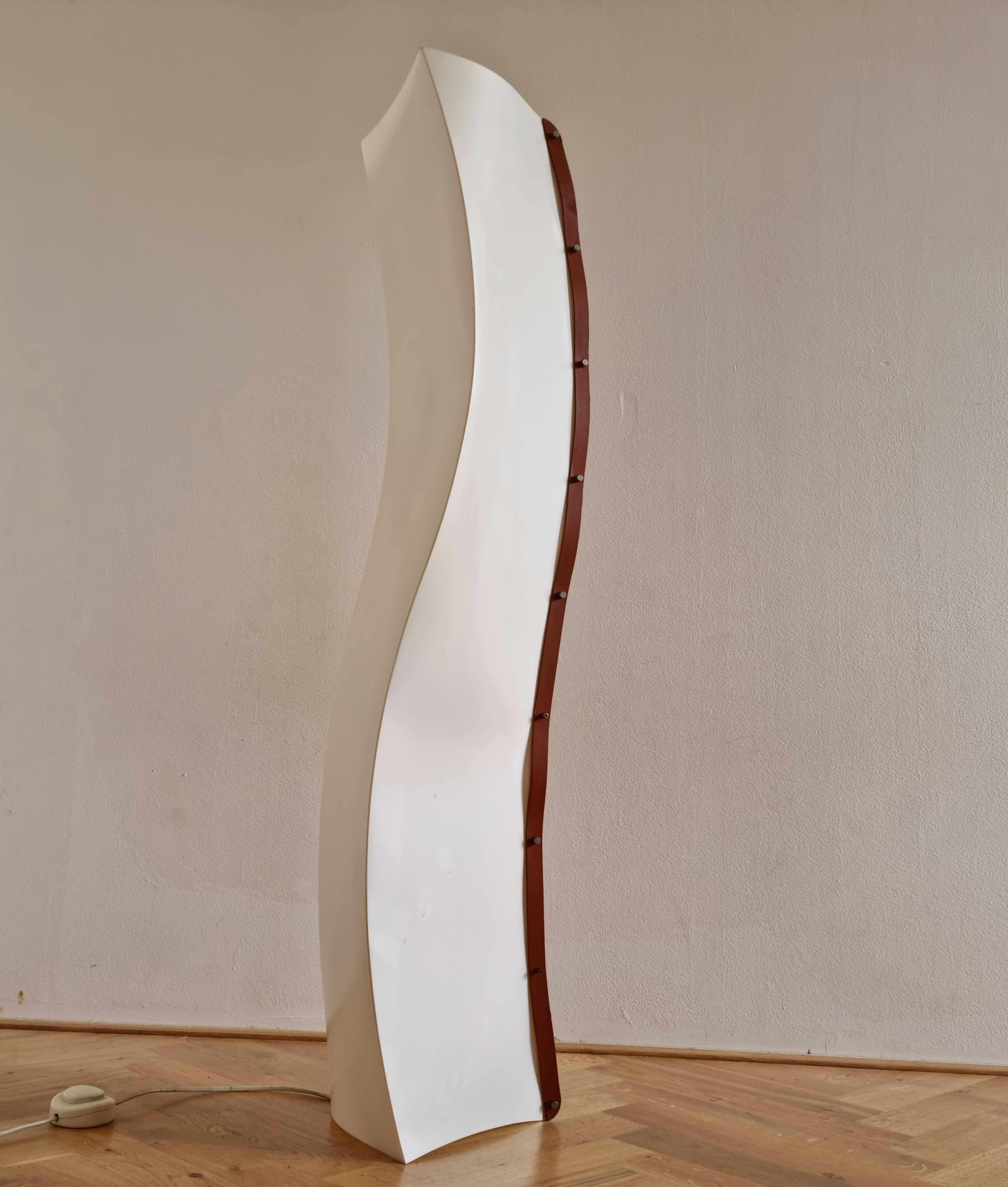 Italian Postmodern Floor Lamp Bamboo Slamp Designed by Giulio Di Mauro, Italy, 1980s