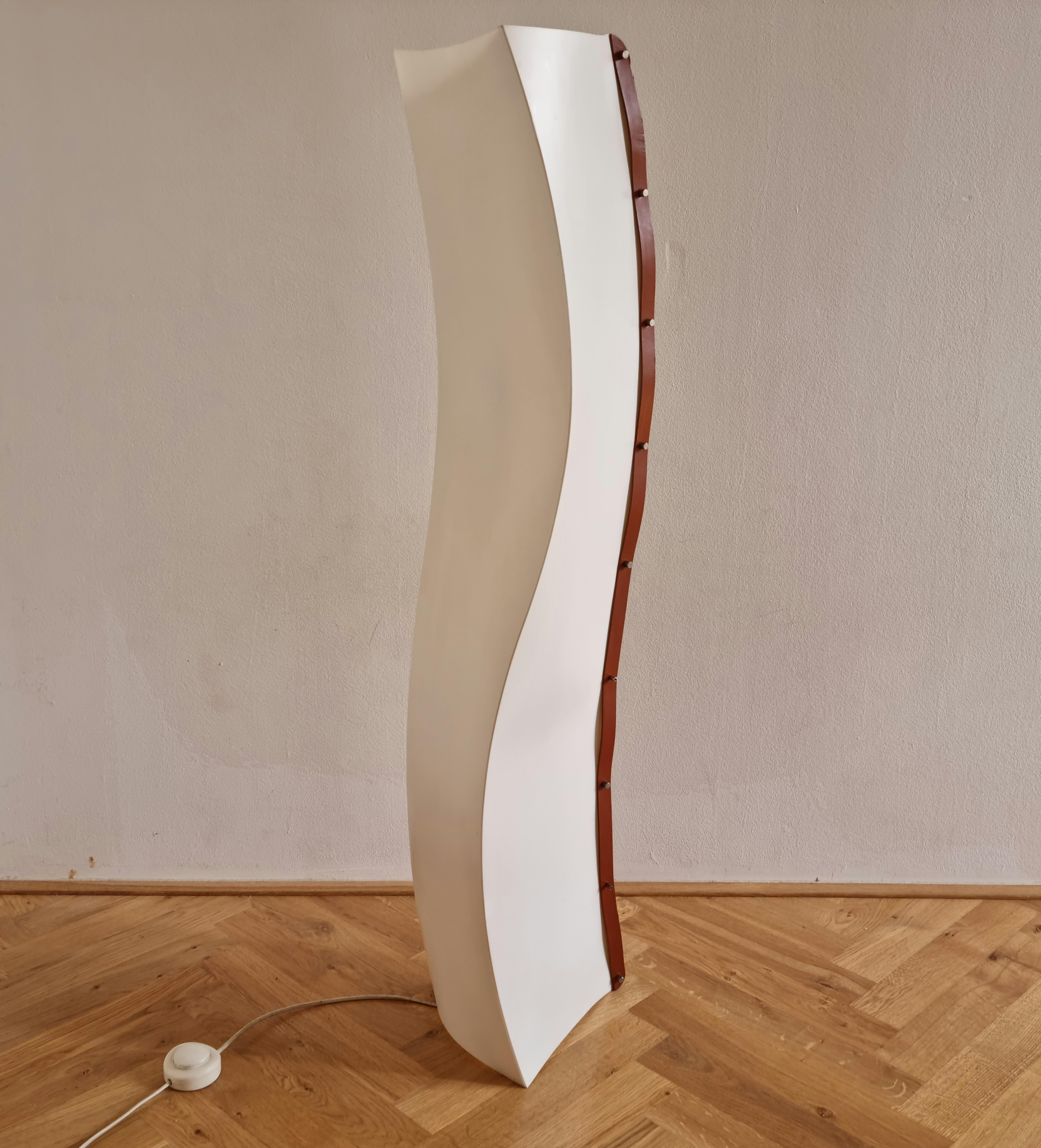 Late 20th Century Postmodern Floor Lamp Bamboo Slamp Designed by Giulio Di Mauro, Italy, 1980s