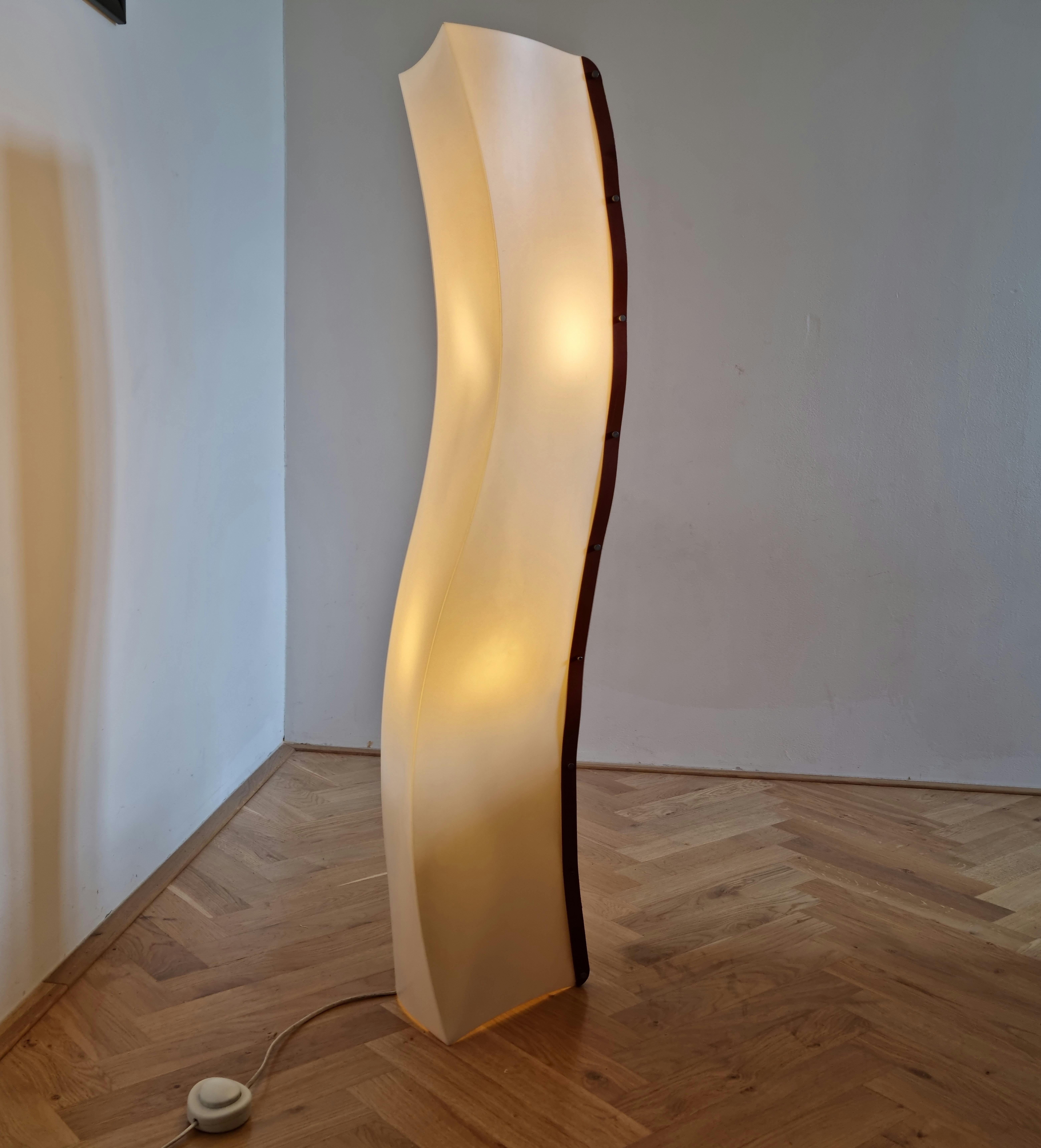Postmodern Floor Lamp Bamboo Slamp Designed by Giulio Di Mauro, Italy, 1980s 1
