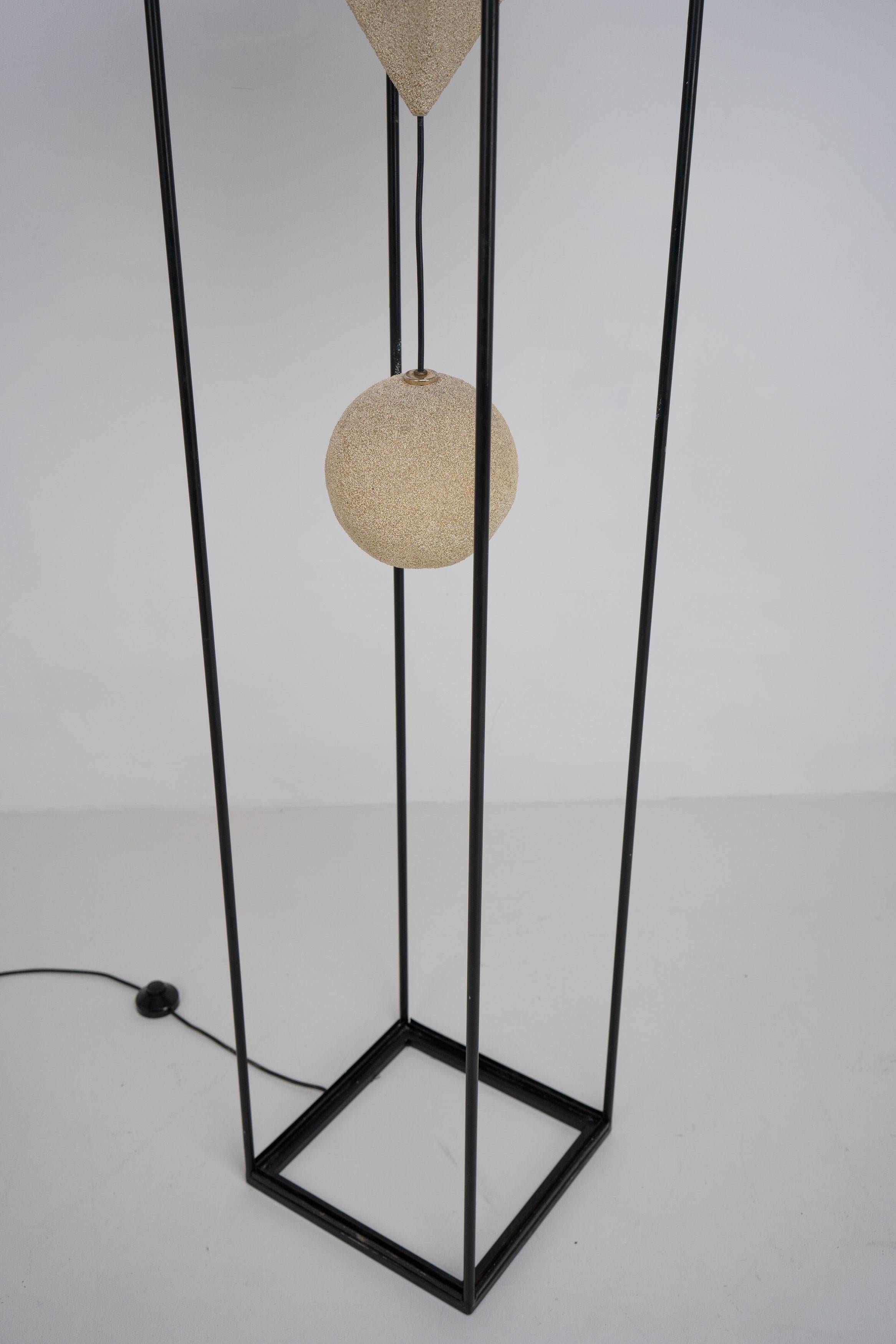 Postmodern Floor Lamp by Luciano Sartini for Singleton, c.1970 In Good Condition In Surbiton, GB