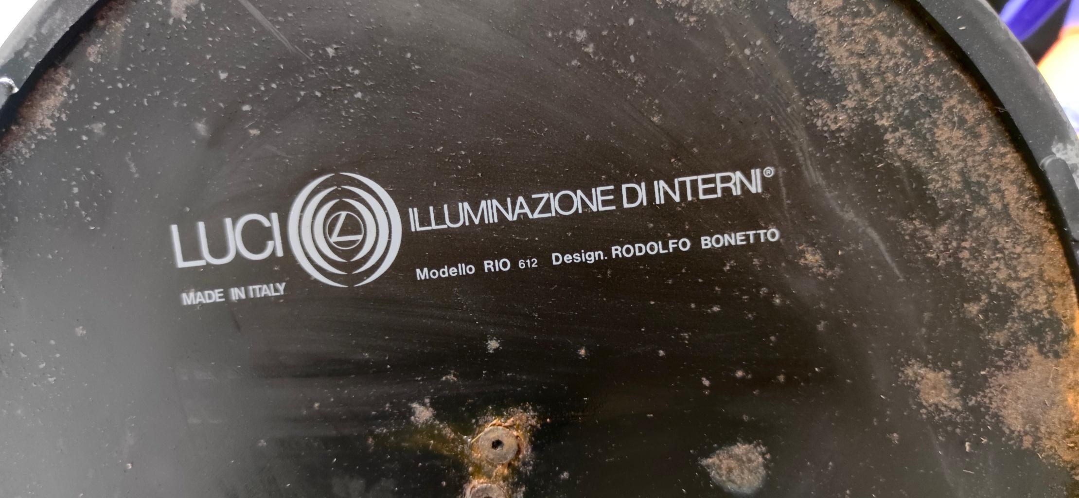 Lampadaire postmoderne Rio de Rodolfo Bonetto et Produit par Luci, Italie en vente 7