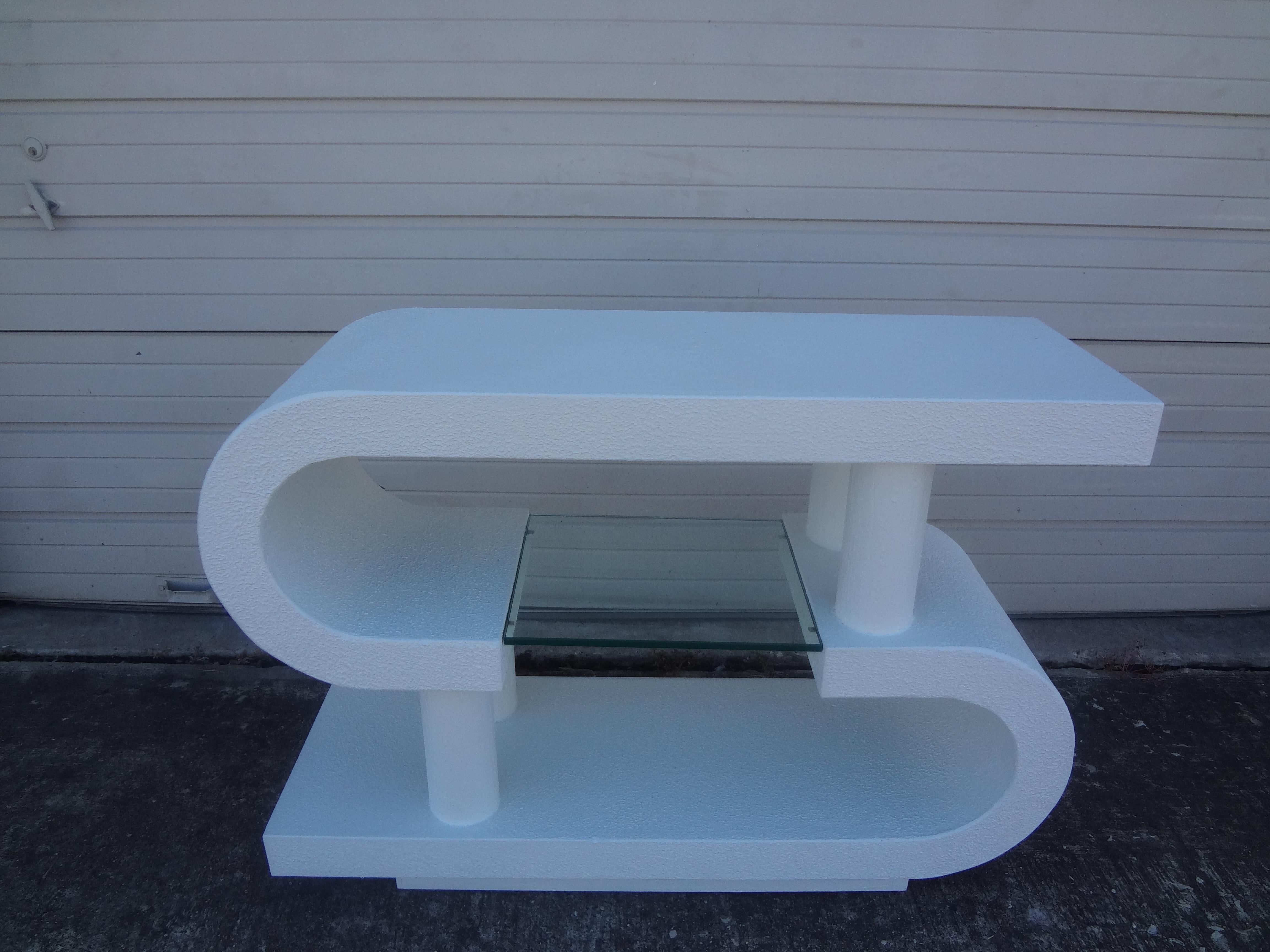 Post-Modern Postmodern Free Standing Console Table For Sale