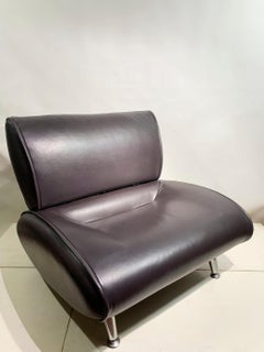 Modernist "Équinoxe Alto" Adjustable Lounge Chair by Bernard Masson for Steiner