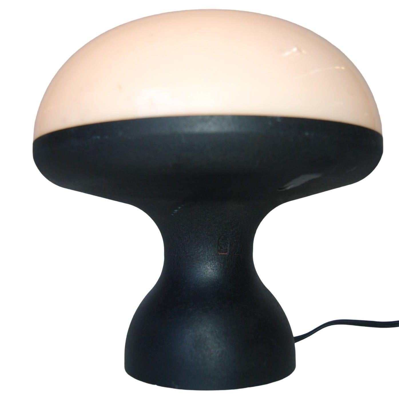 North American Postmodern Futurist Doom Mushroom Plastic Accent Table Lamp For Sale