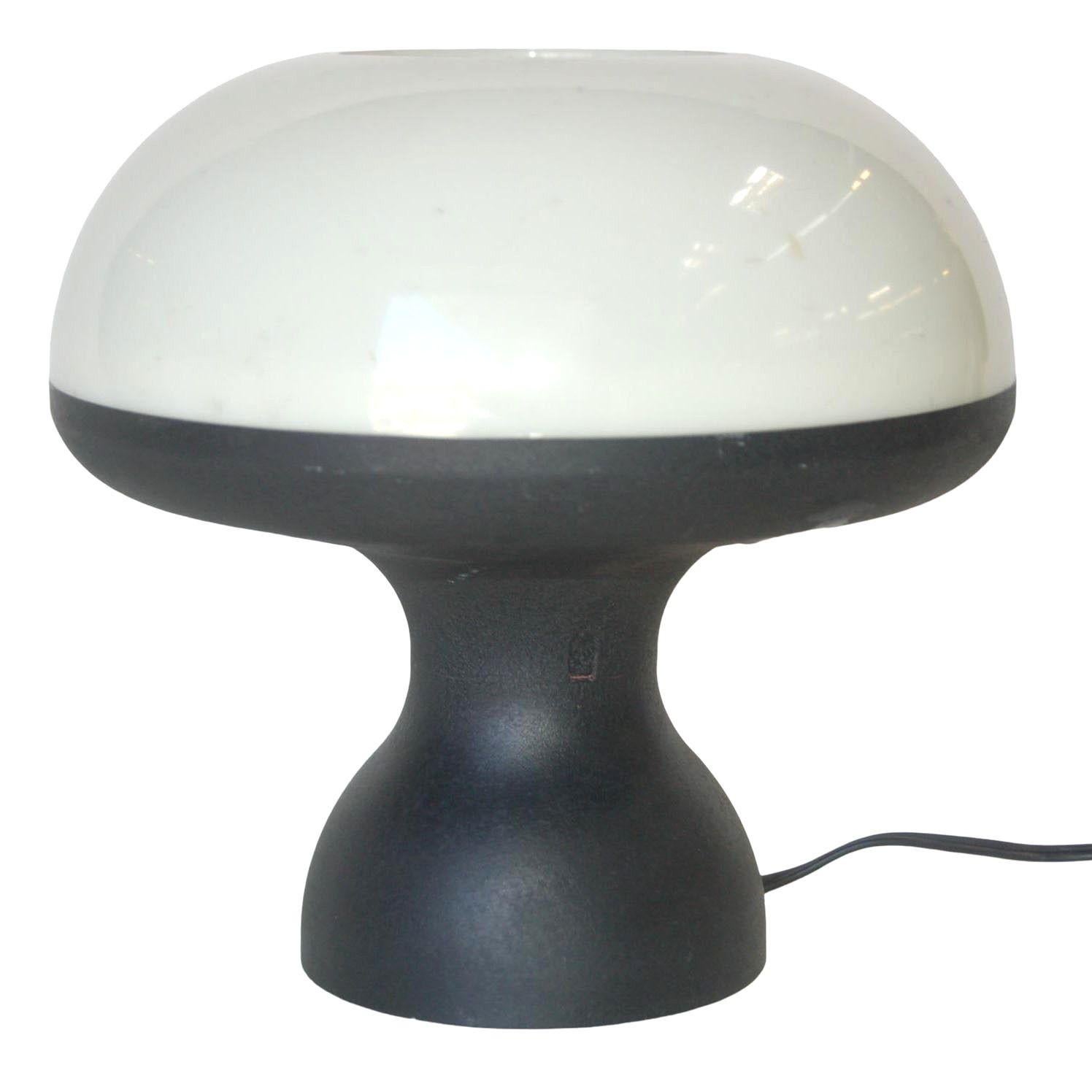 North American Postmodern Futurist Doom Mushroom Plastic Accent Table Lamp For Sale