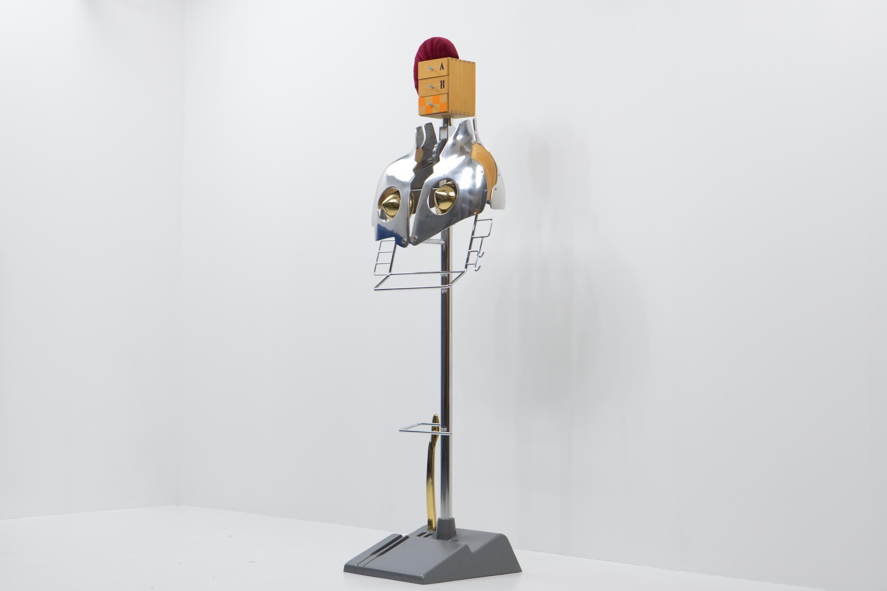 Postmoderner Gaston Valet Stand von Marc Sadler für Boffi, Italien 1990er Jahre (Moderne der Mitte des Jahrhunderts) im Angebot