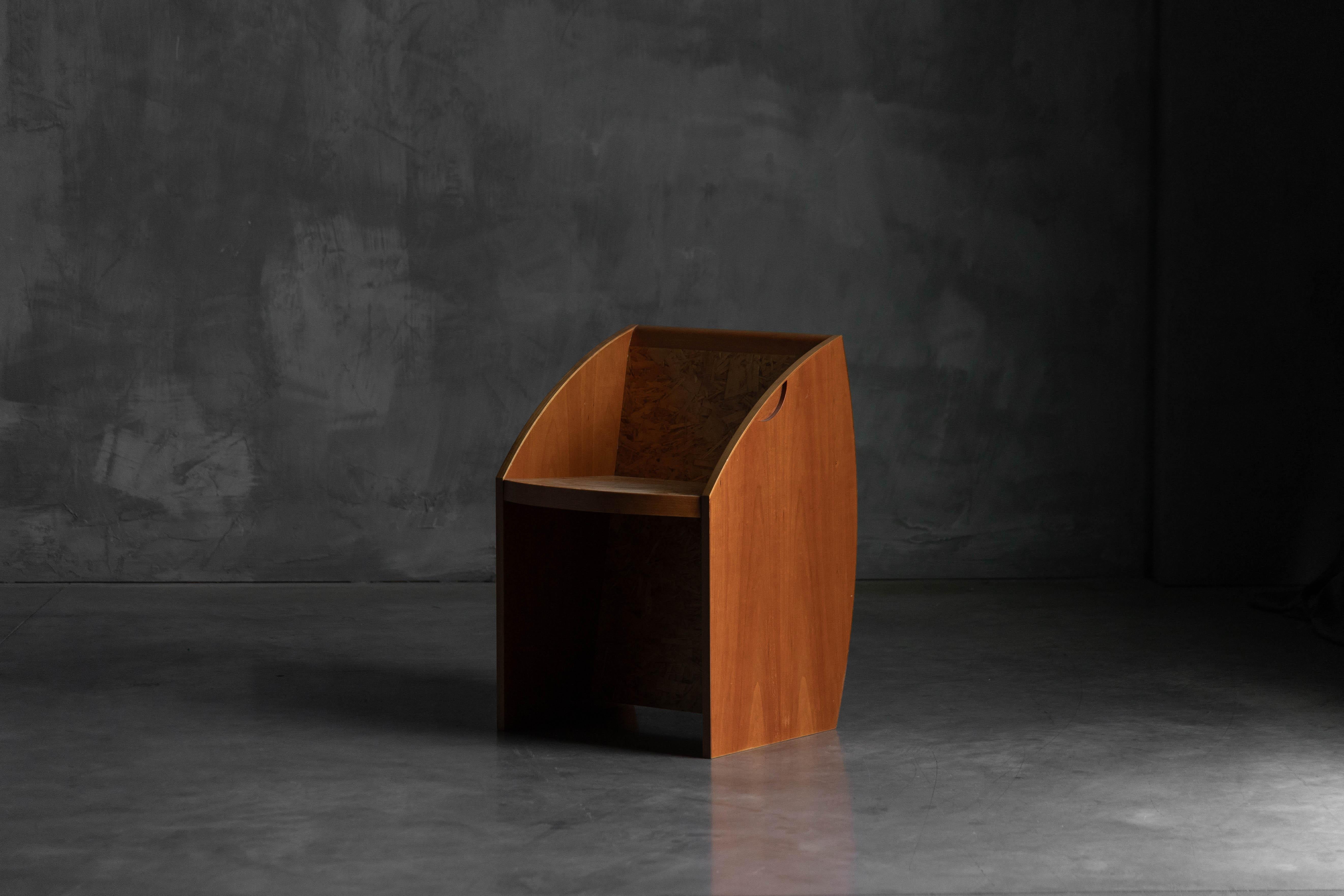 Postmodern Geometric Chairs, Italy, 1980s For Sale 7