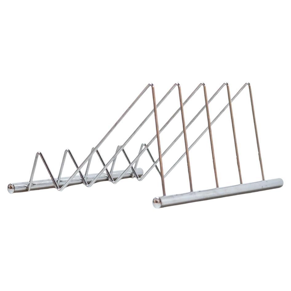 Postmodern geometric Metal Stand, France, 1990s im Angebot