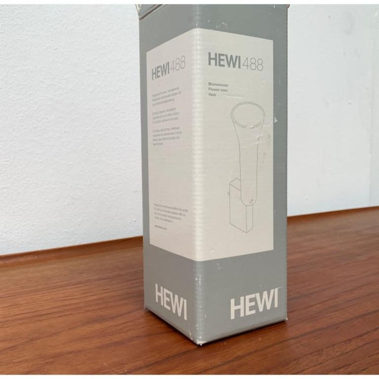 Postmodern German 488 Wall Bathroom Vase from Hewi, 1980s, in Flawless conditions. Designed 1980 to 1989 This piece has an attribution mark.

Additional information:
Materials: Glass, Plastic
Color: Maroon
Styles: Postmodern
Country of Origin:
