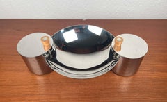 Postmodern German Cycla Series Stainless Steel Bowl Peter Maly, Wilkens, 1980s