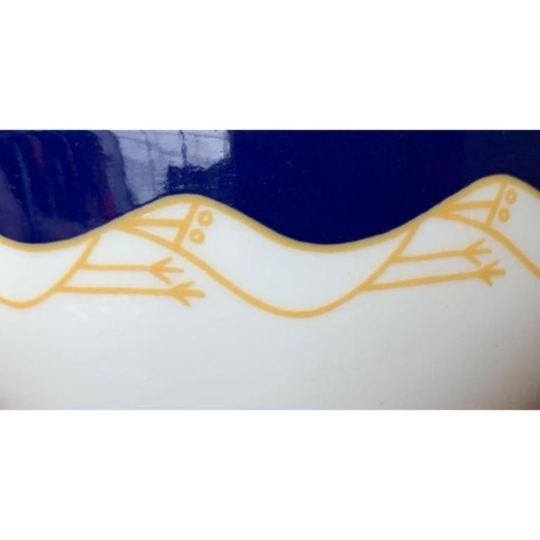 Ceramic Postmodern German Flying Objects Series Sauciere for Arzberg, 1990s For Sale