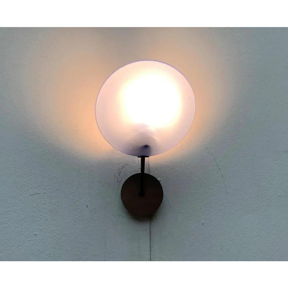 Lampada da parete in vetro tedesca postmoderna di Hillebrand Lighting, anni '90 in vendita 4
