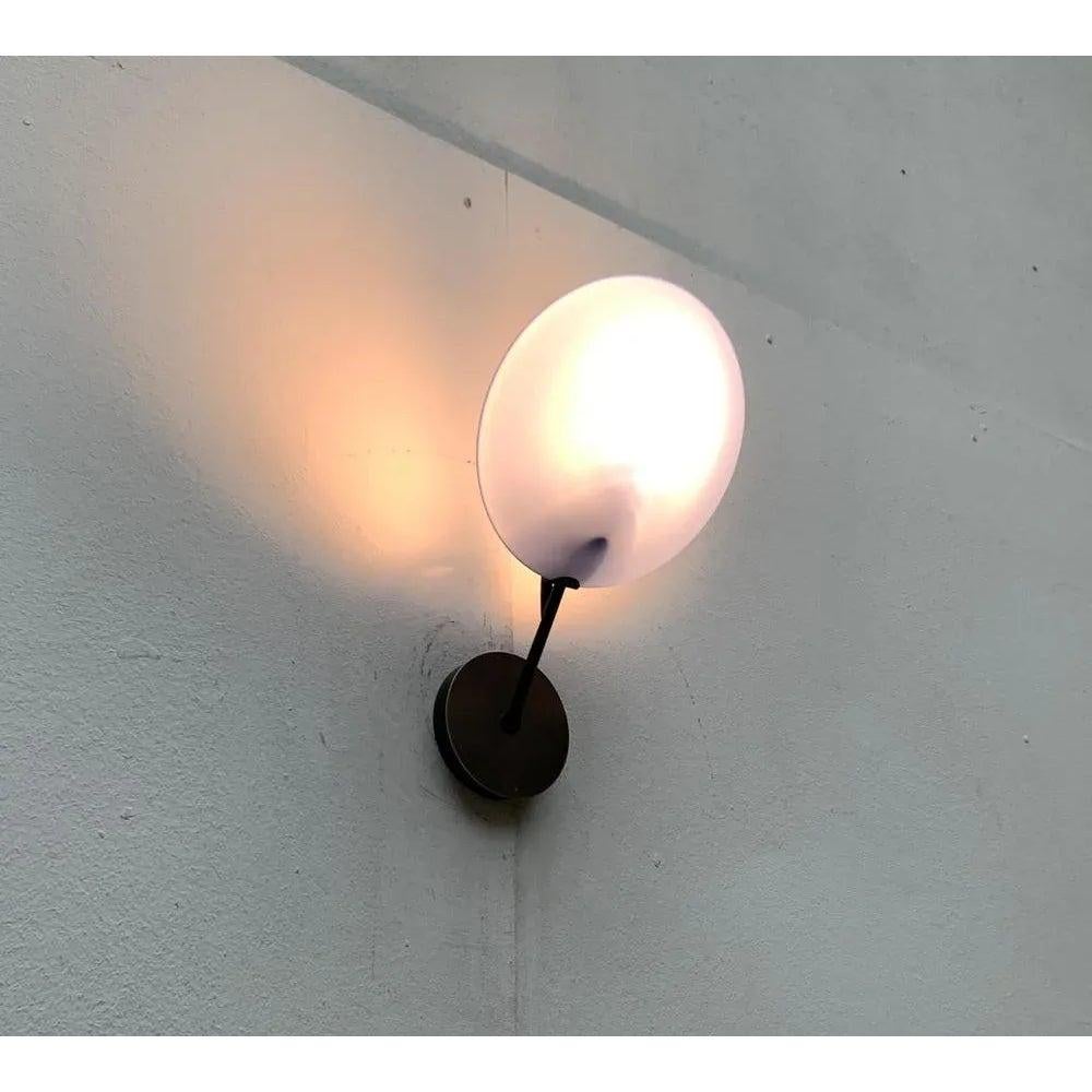 Lampada da parete in vetro tedesca postmoderna di Hillebrand Lighting, anni '90 in vendita 5
