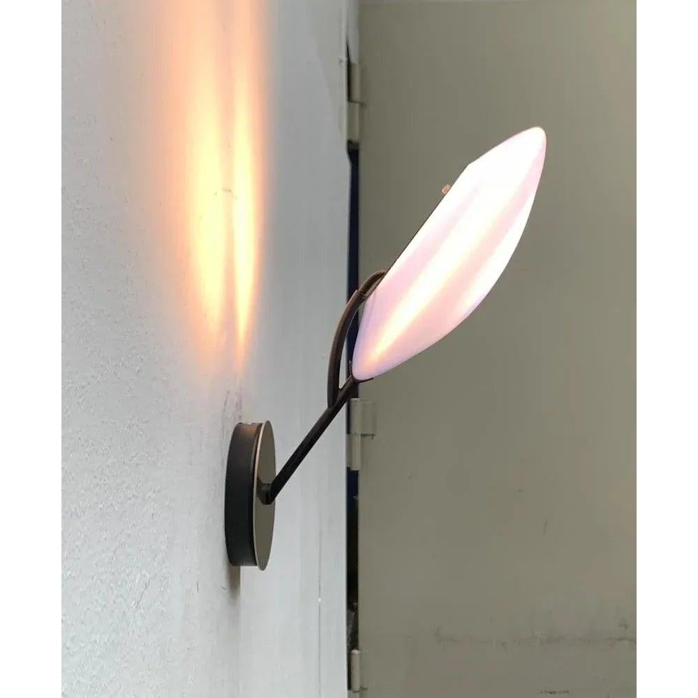 Tedesco Lampada da parete in vetro tedesca postmoderna di Hillebrand Lighting, anni '90 in vendita