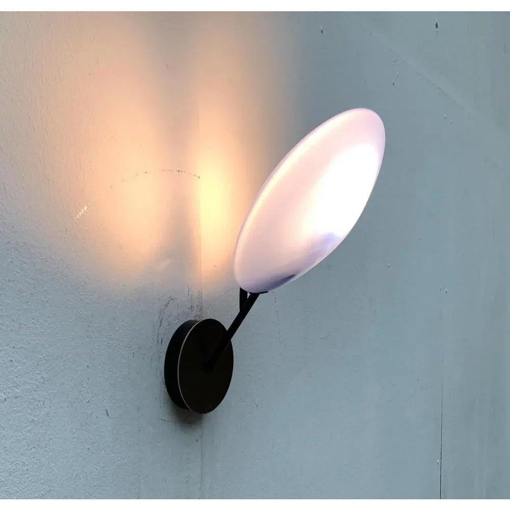 Lampada da parete in vetro tedesca postmoderna di Hillebrand Lighting, anni '90 in vendita 2