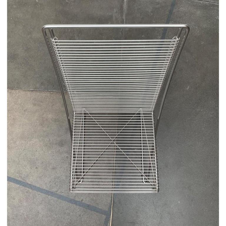 Chaise Kreuzschwinger allemande postmoderne de Till Behrens pour Schlubach, années 1980 Bon état - En vente à Hamburg, DE