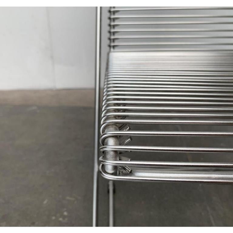 Chaise Kreuzschwinger allemande postmoderne de Till Behrens pour Schlubach, années 1980 en vente 3