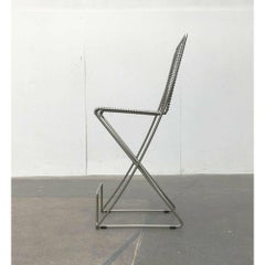 Postmodern German Kreuzschwinger Kitchen Barstool by Till Behrens, 1980s