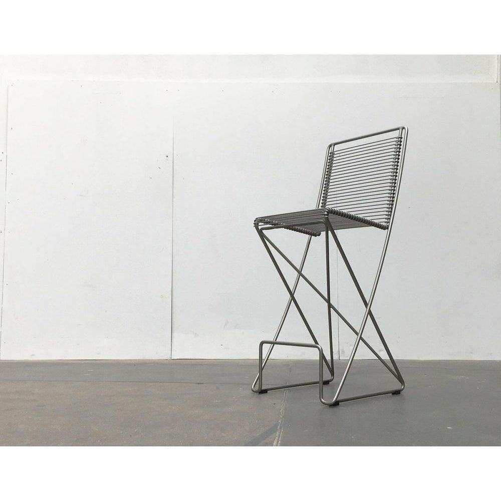 Post-Modern Postmodern German Kreuzschwinger Kitchen Barstool by Till Behrens, 1980s For Sale