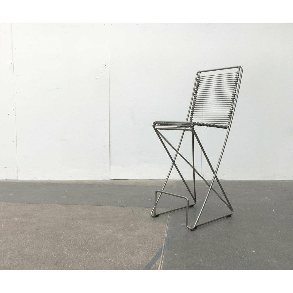 20th Century Postmodern German Kreuzschwinger Kitchen Barstool by Till Behrens, 1980s For Sale
