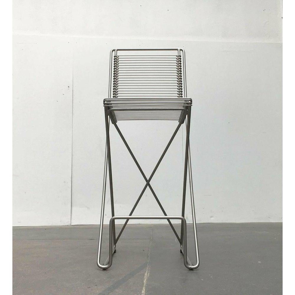 Postmodern German Kreuzschwinger Kitchen Barstool by Till Behrens, 1980s For Sale 1