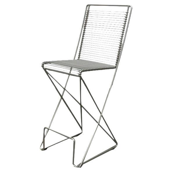 Tabouret de bar de cuisine Kreuzschwinger allemand postmoderne de Till Behrens, 1980
