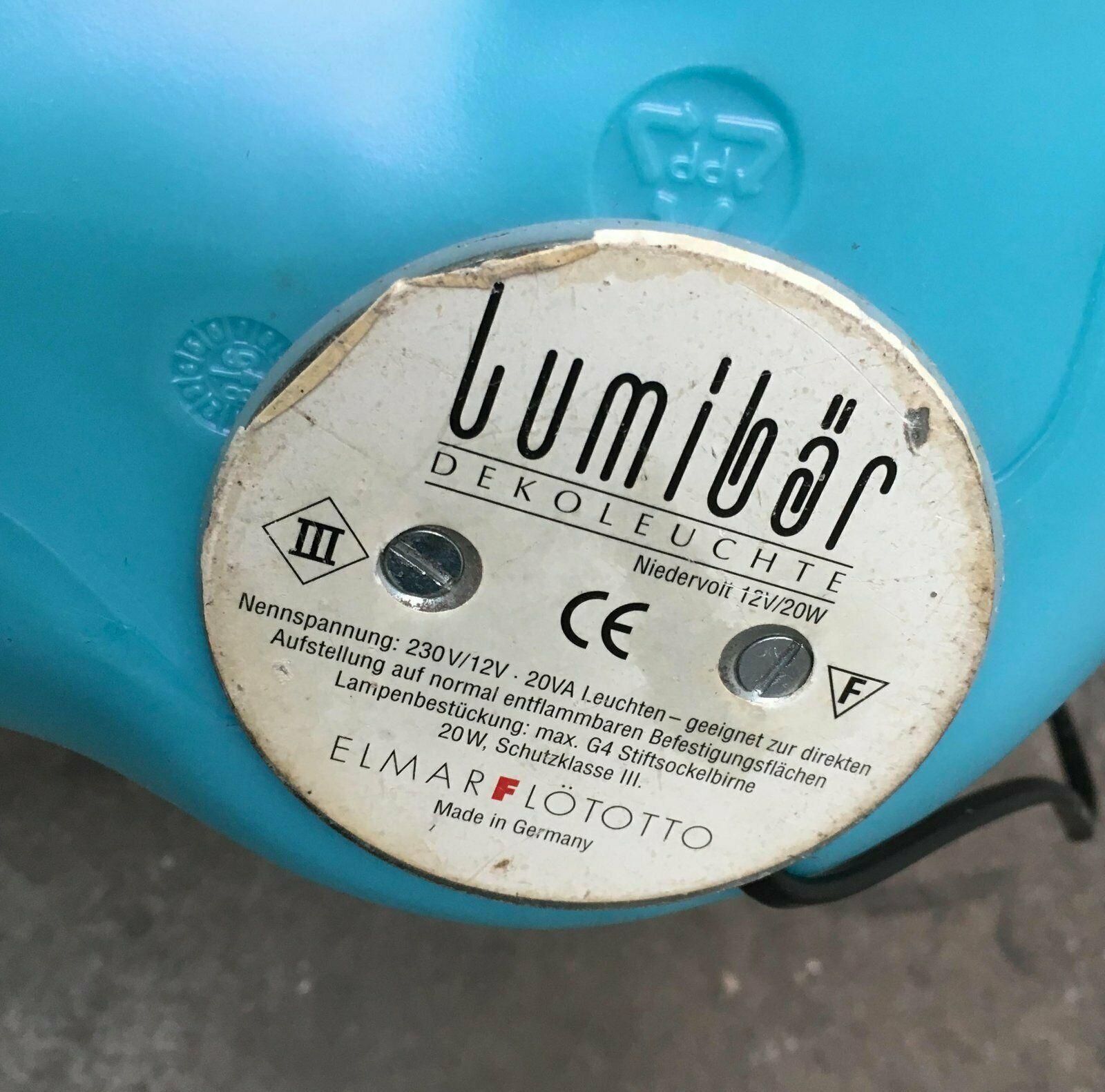 Postmoderne deutsche Lumibär-Bär-Stehleuchte von Klein & Leidig für Flötotto, 1990er Jahre im Angebot 9