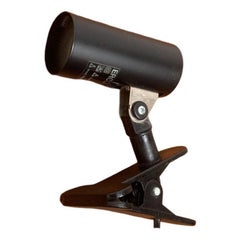 Postmodern German Minimalist Clamp Lamp from Erco, 1980s