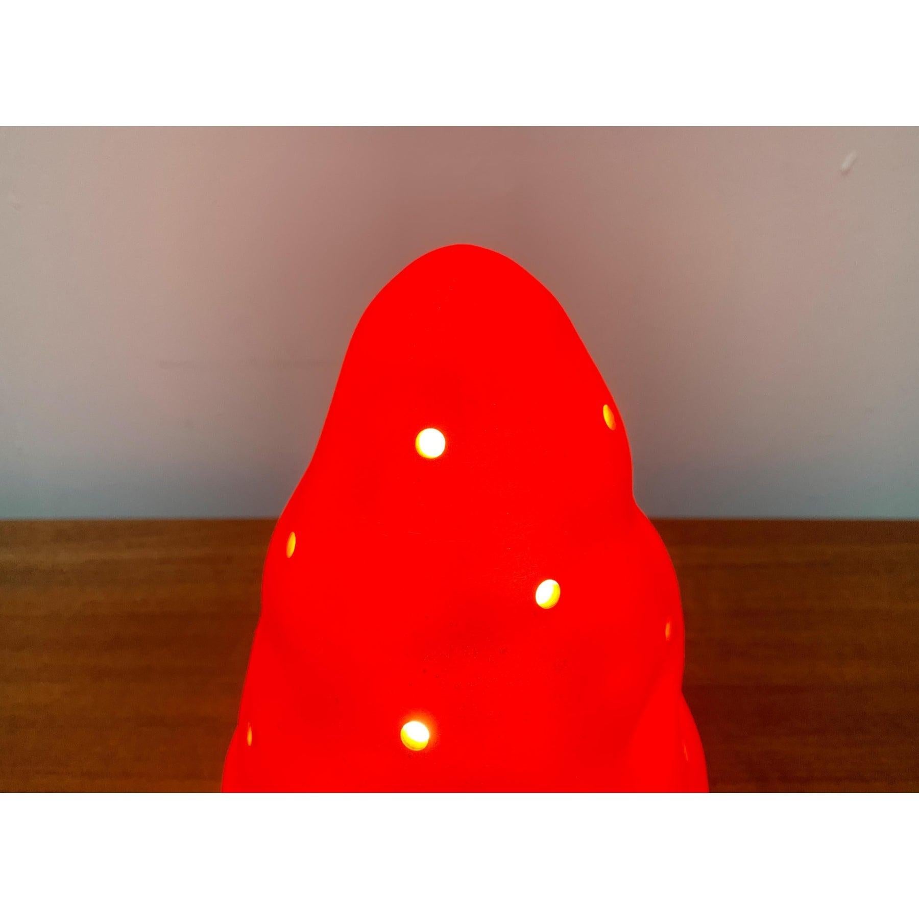 Postmodern German Plastic Mushroom Table Lamp from Heico For Sale 7