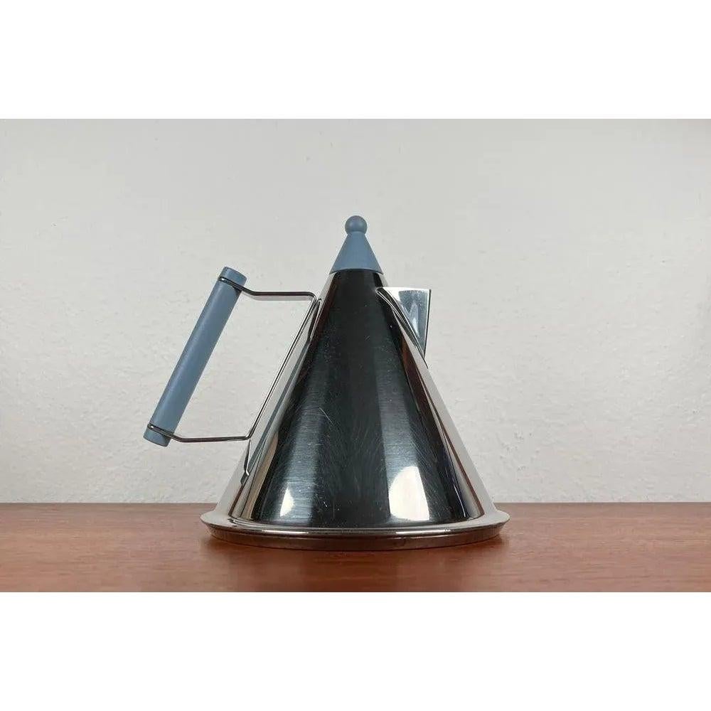 Postmoderner deutscher Edelstahlkessel aus Fissler, 1980er Jahre im Angebot 1