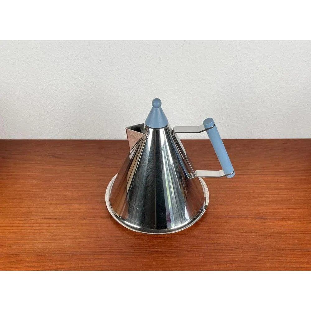 Postmoderner deutscher Edelstahlkessel aus Fissler, 1980er Jahre im Angebot 3
