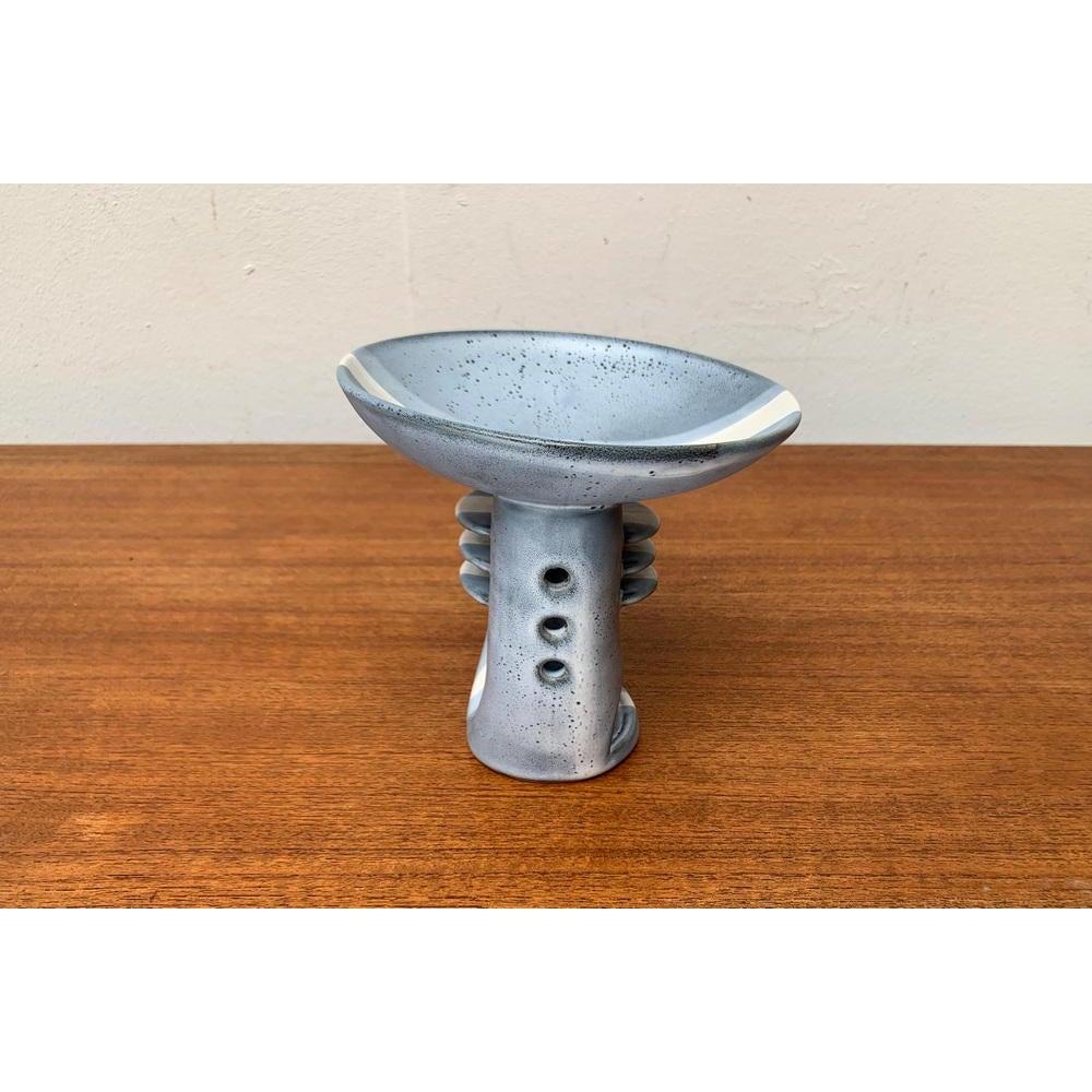 Postmodern German Studio Pottery Abstract Candleholder and Aroma Lamp, 1980s For Sale 4
