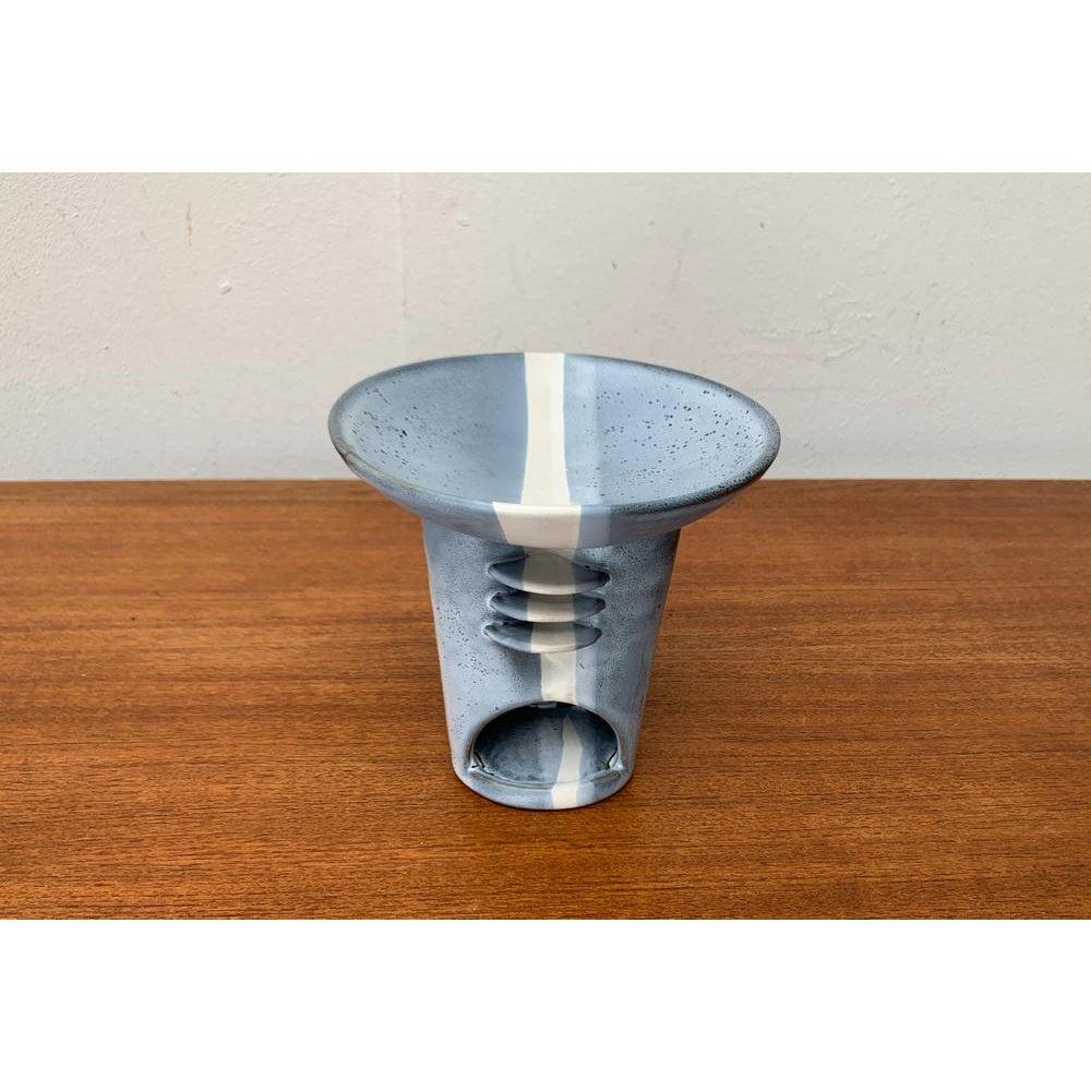 Postmodern German Studio Pottery Abstract Candleholder and Aroma Lamp, 1980s For Sale 5