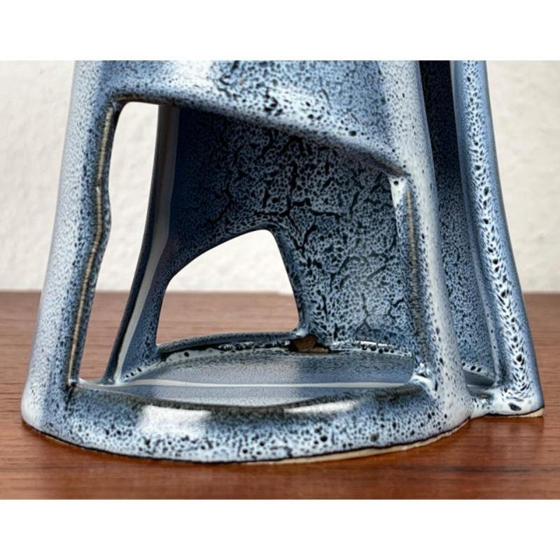 Postmoderne Bougeoir et lampe aromatique abstraits postmodernes en Studio Pottery allemand, années 1980 en vente