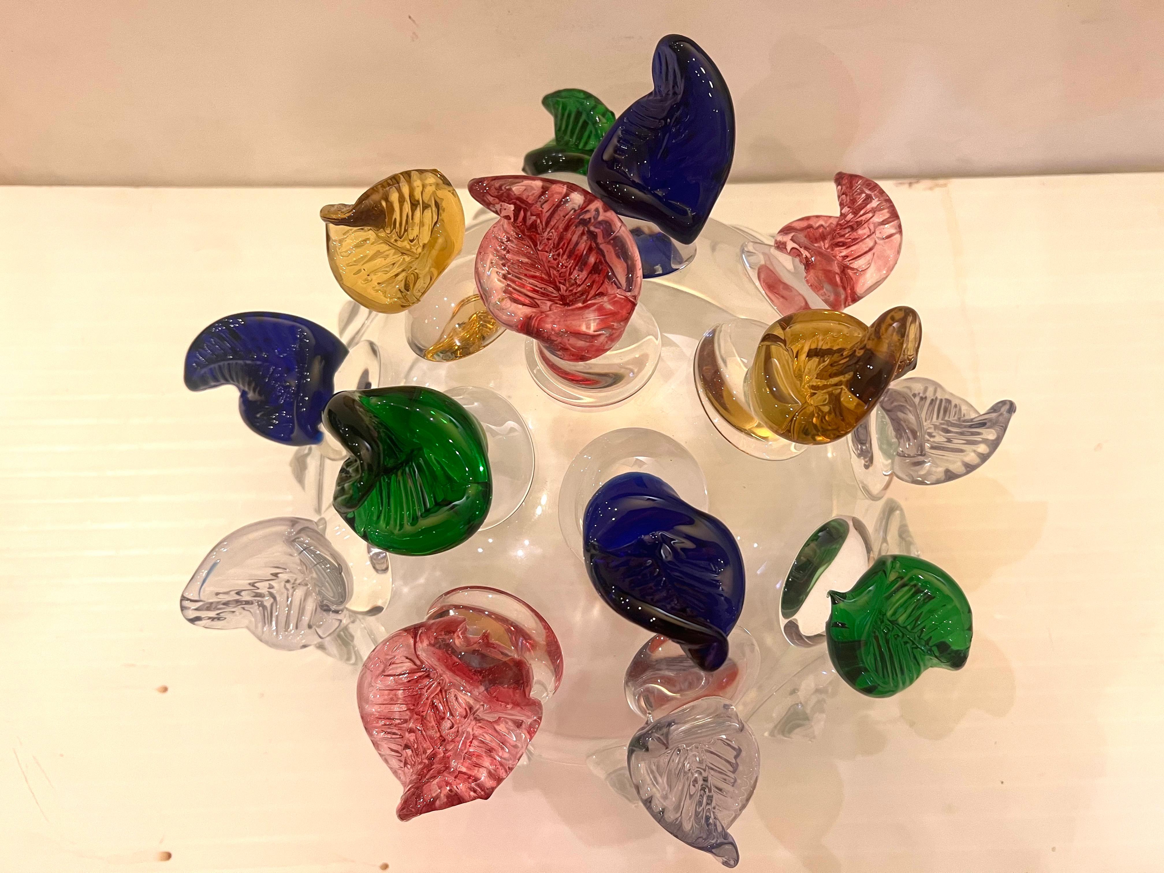 Centre de table en verre postmoderne de Borek Sipek pour Driade Misa Issota 1991 en vente 1