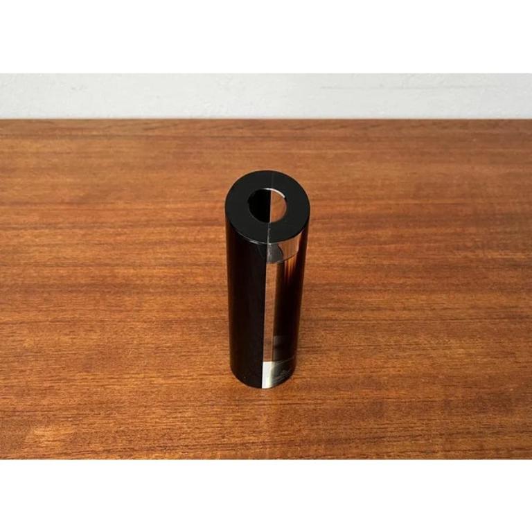 Portavelas posmoderno de vidrio de Rosenthal Studio Line, años 80 en venta 4